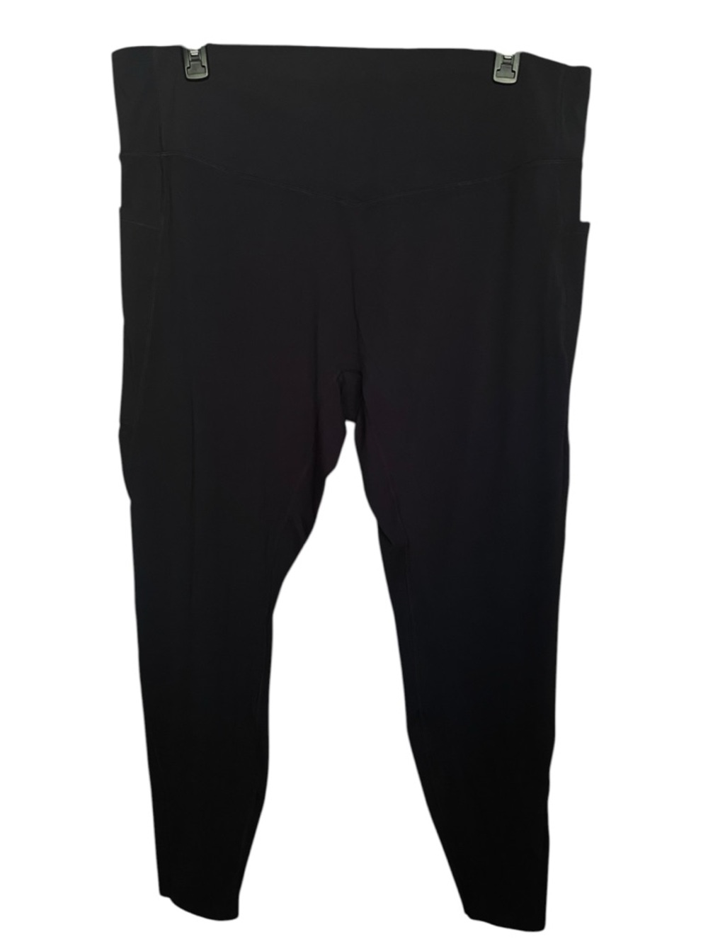 Halara Tummy Control High Rise Side Pocket Black Leggings Womens Plus Size 3X